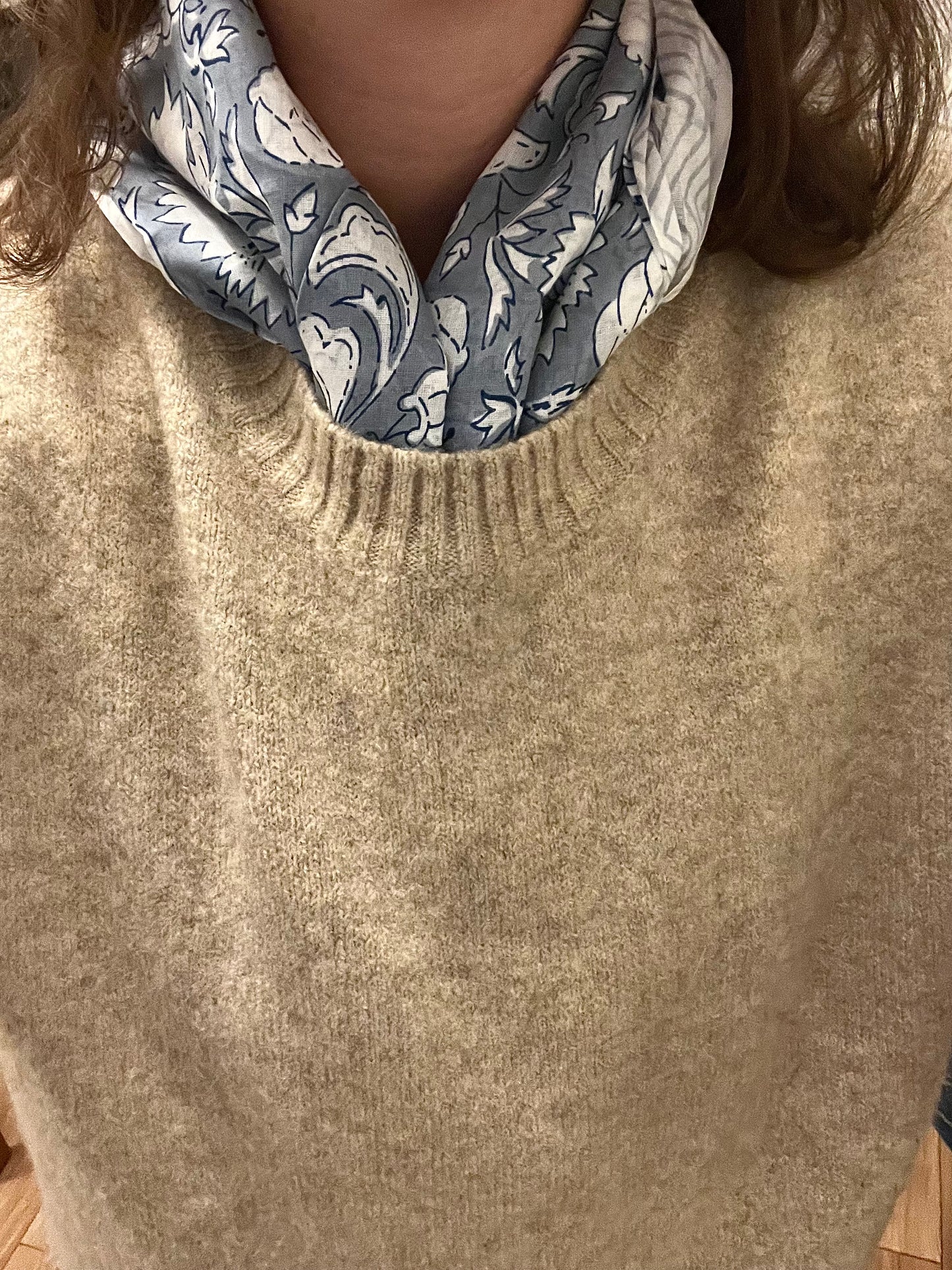 Blue scarf