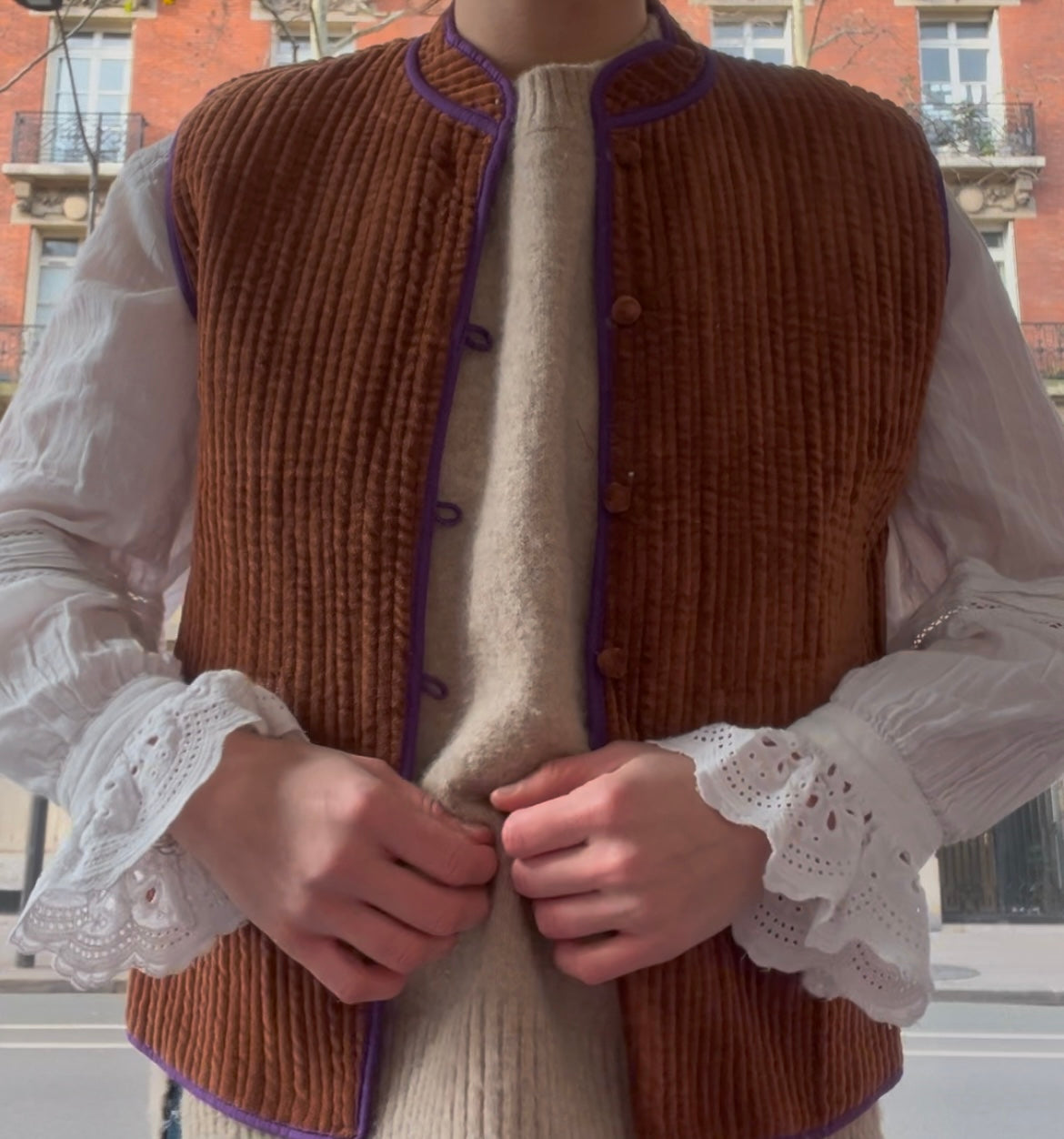 Brown Vest